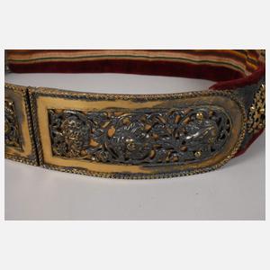 Prächtiger Spangengürtel Silber