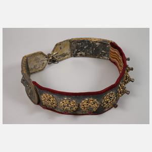 Prächtiger Spangengürtel Silber