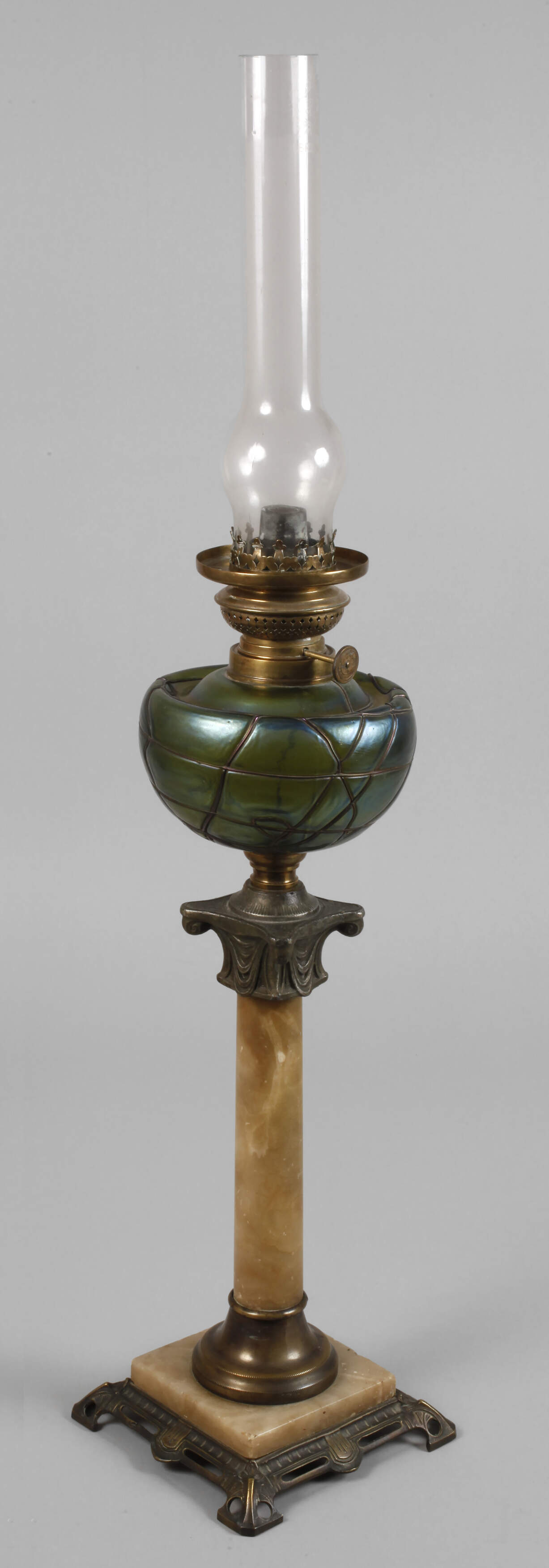 Petroleumlampe Jugendstil