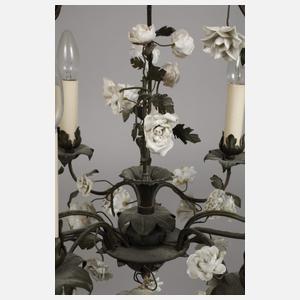 Floraler Deckenlüster