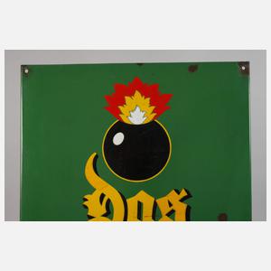 Emailleschild Riebeck