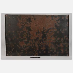 Emailleschild Riebeck