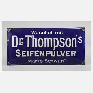 Emailleschild Dr. Thompson