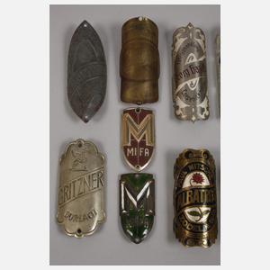 Konvolut Fahrradplaketten