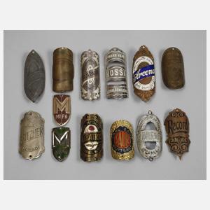 Konvolut Fahrradplaketten