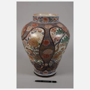 Paar Deckelvasen Imari