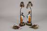 Paar figürliche Salonlampen