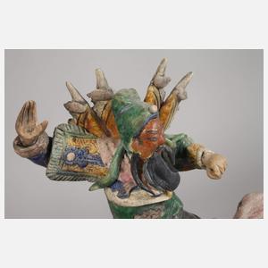 Fünf Reiterplastiken