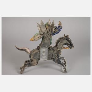 Fünf Reiterplastiken