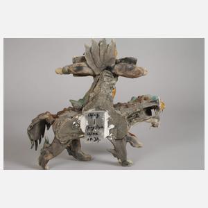 Fünf Reiterplastiken