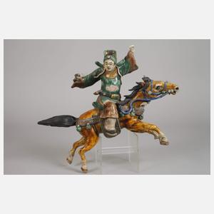 Fünf Reiterplastiken