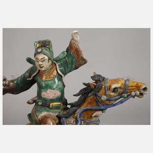 Fünf Reiterplastiken