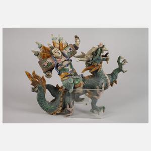 Fünf Reiterplastiken