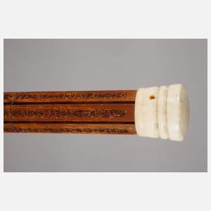 Großer Kalligraphiepinsel mit Tuschstein