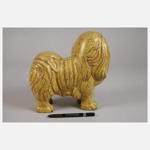 Hundeplastik Cloisonné