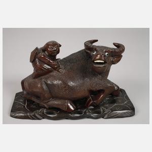 Zwei figürliche Schnitzereien