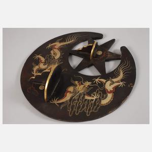 Drei Wandkonsolen Lack