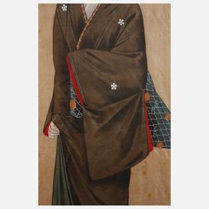 Seidenmalerei Japan