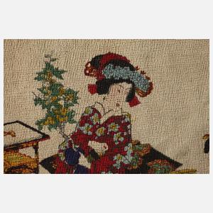 Drei Farbholzschnitte Japan