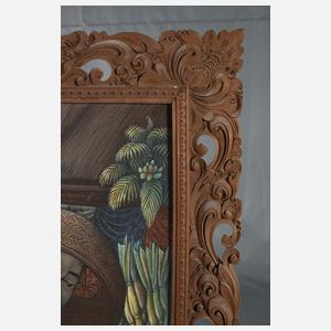 Großformatige Marktszene Wayan Sadia