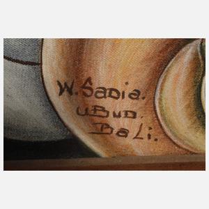 Großformatige Marktszene Wayan Sadia