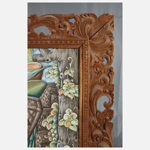 Großformatige Marktszene Wayan Sadia