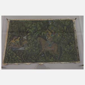 Zwei balinesische Gouachen