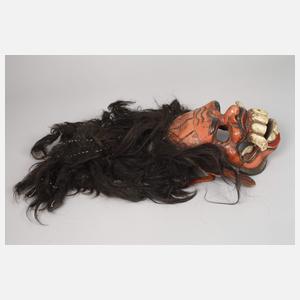 Zwei balinesische Tanzmasken