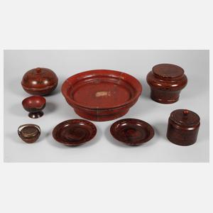 Konvolut Lackarbeiten