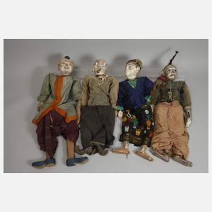 Konvolut historische Marionetten