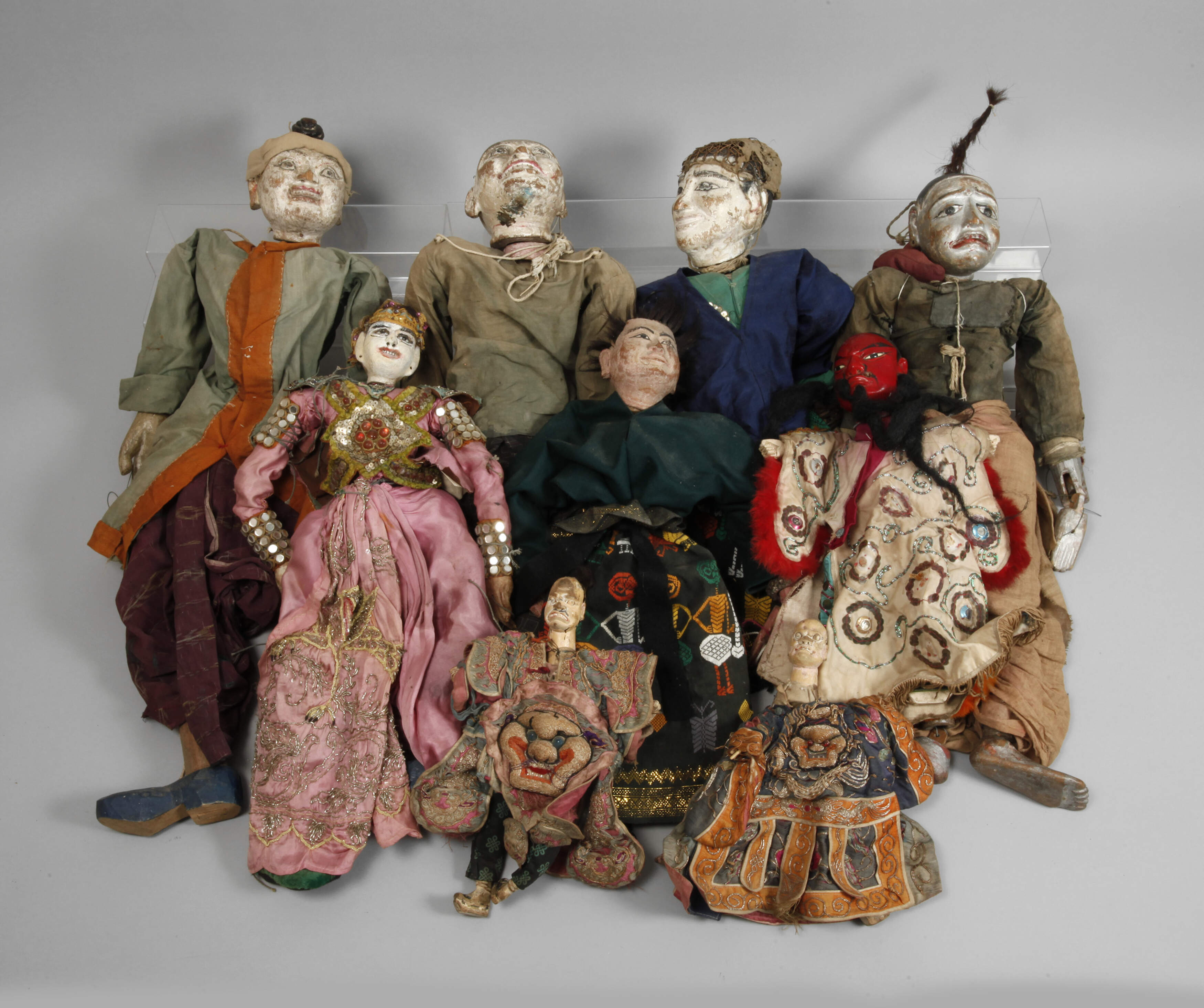 Konvolut historische Marionetten