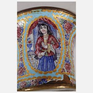 Persischer Emaillebecher