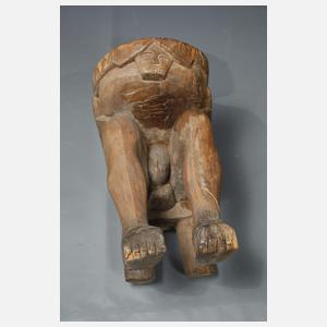 Paar Häuptlingsstühle Ozeanien