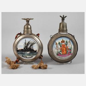 Zwei Reservistenflaschen