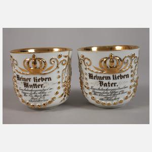 Paar Reservistentassen Garde-Grenadier-Regiment