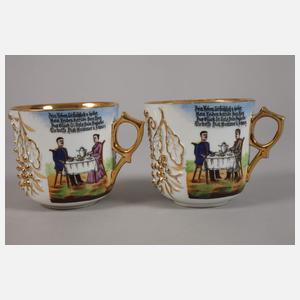 Paar Reservistentassen Garde-Grenadier-Regiment