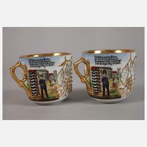 Paar Reservistentassen Garde-Grenadier-Regiment