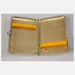 Silber Zigarettenetui Wilhelm