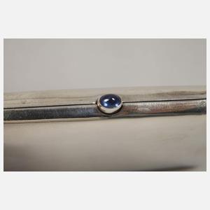 Silber Zigarettenetui Wilhelm