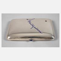 Silber Zigarettenetui Wilhelm111