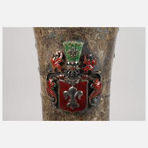 Prächtiger Silberwanderpokal Ulanen Schwarzenberg