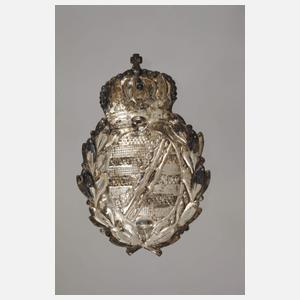 Pickelhauben-Emblem Sachsen