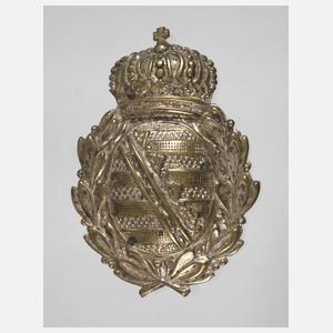 Pickelhauben-Emblem Sachsen