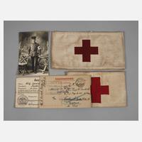 Zwei Armbinden Rotes Kreuz111