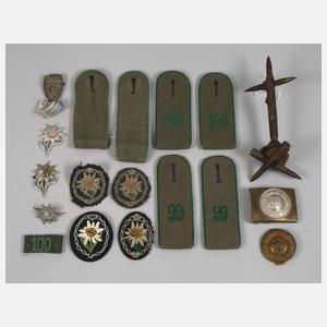 Nachlass Jäger 1. Weltkrieg