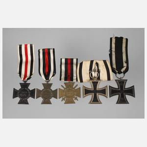 Konvolut Orden 1. Weltkrieg