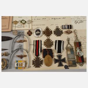 Großer Nachlass 1. Weltkrieg