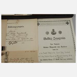 Großer Nachlass 1. Weltkrieg