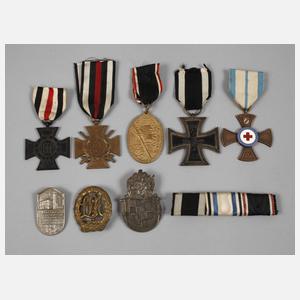 Konvolut Orden 1. Weltkrieg