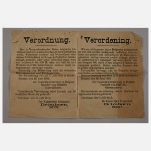 Drei Plakate 1. Weltkrieg